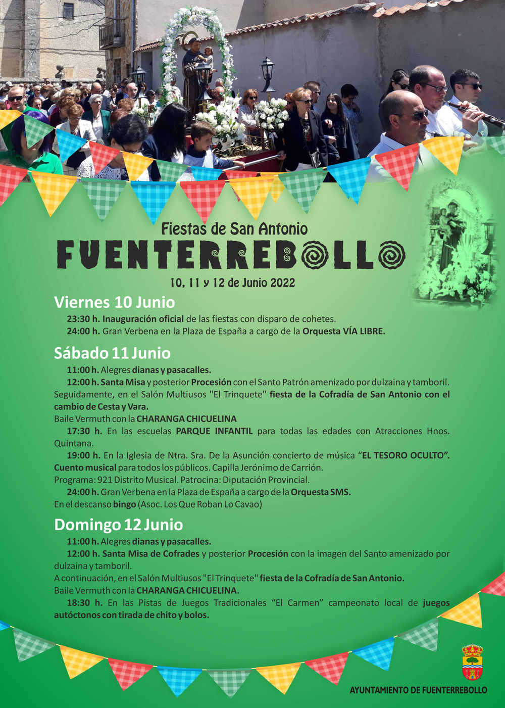 Fiestas en honor a San Antonio 2022 Fuenterrebollo